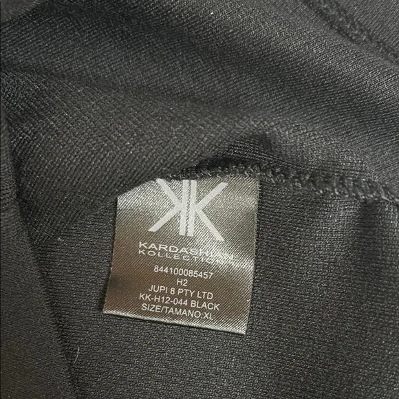 Kardashian Kollection Elegant Black Long Sleeve Dress - Picture 5 of 7